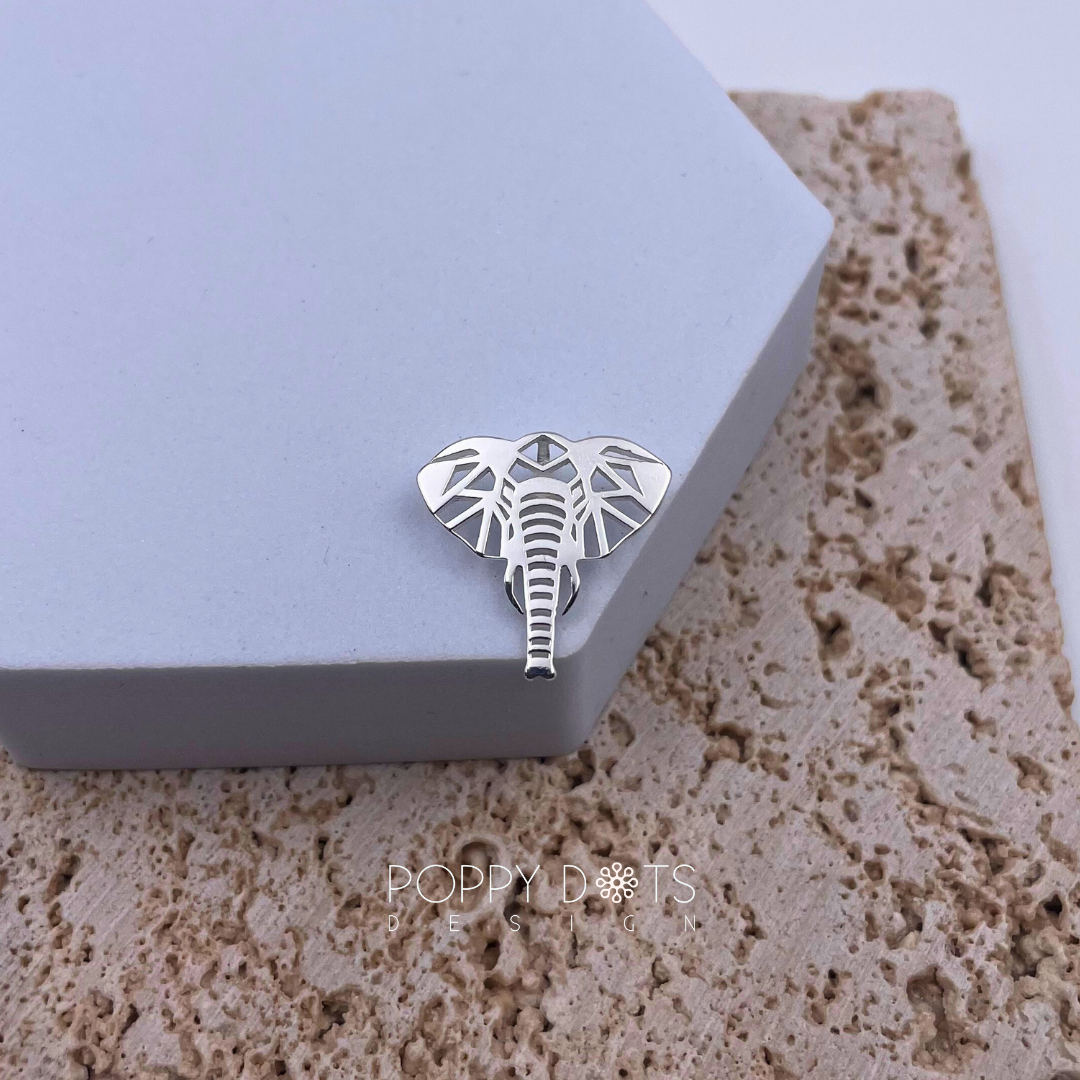 Sterling Silver Elephant Pendant