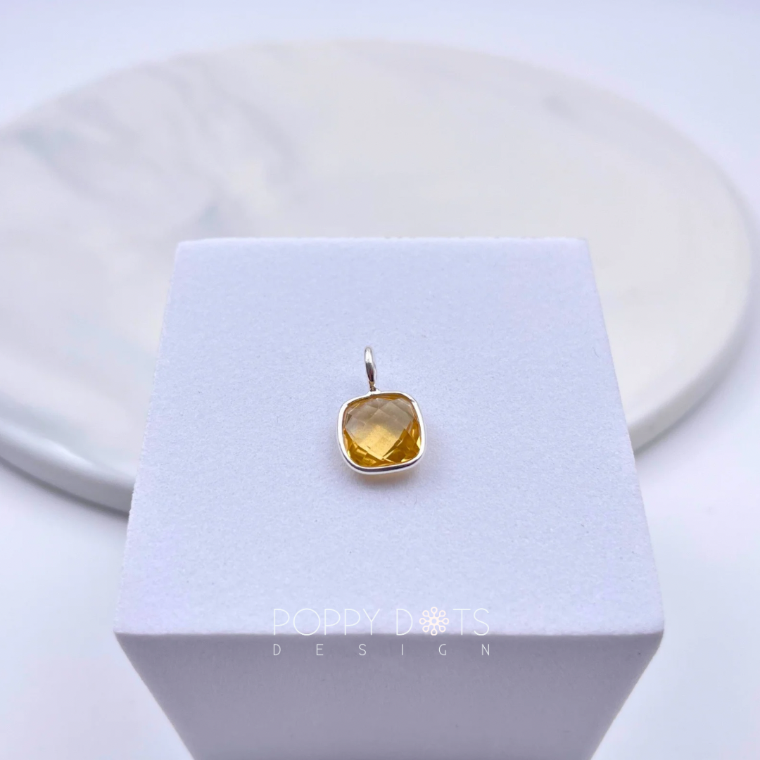 Sterling Silver Citrine Pendant