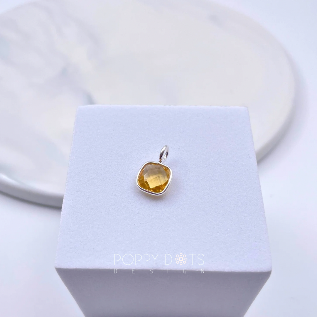 Sterling Silver Citrine Pendant