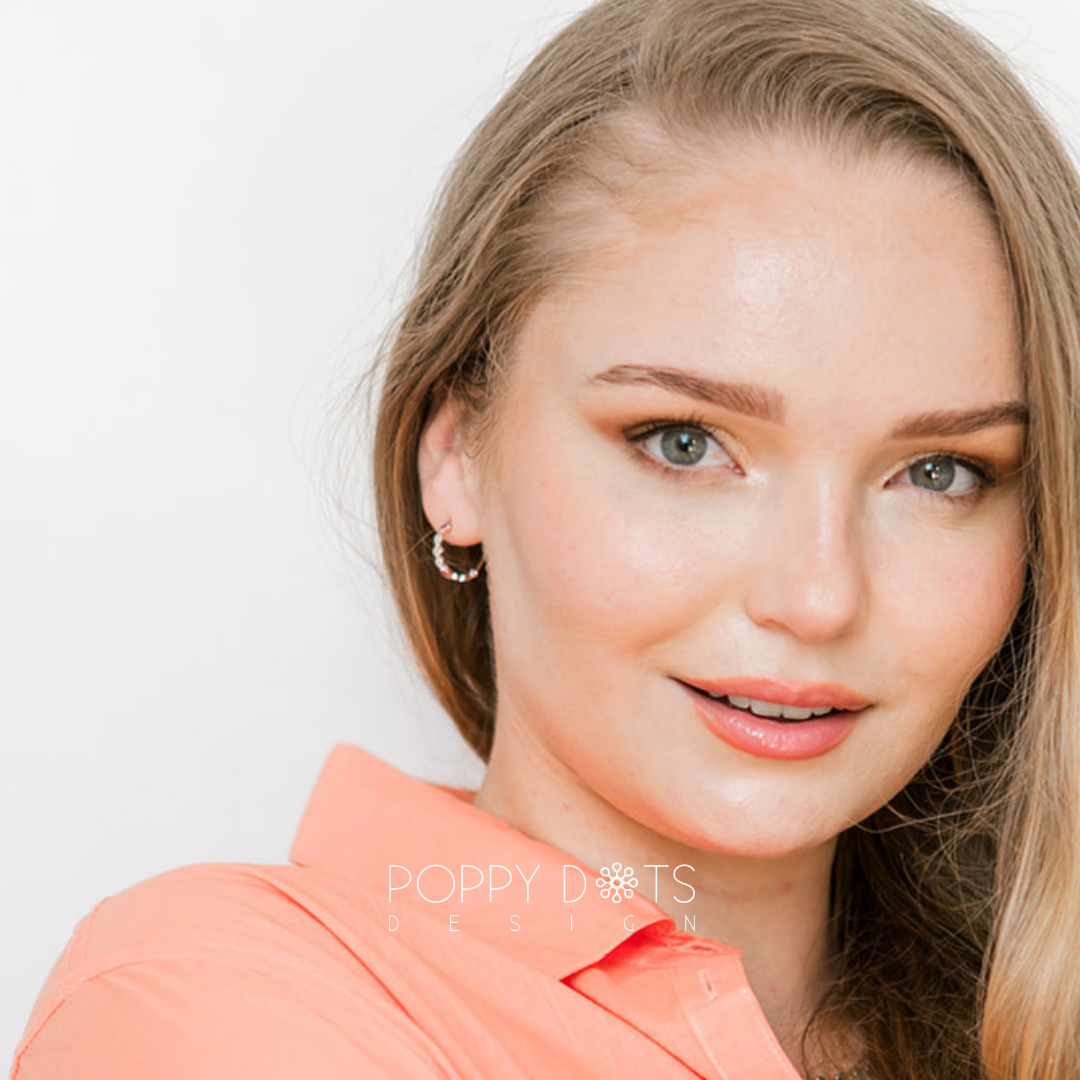 Sterling Silver Multi-Shaped and Coloured Zirconia Hoop Earrings