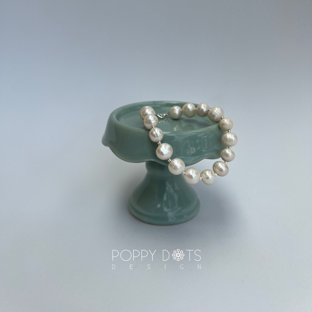 Sterling Silver Classic Freshwater Pearl Bracelet