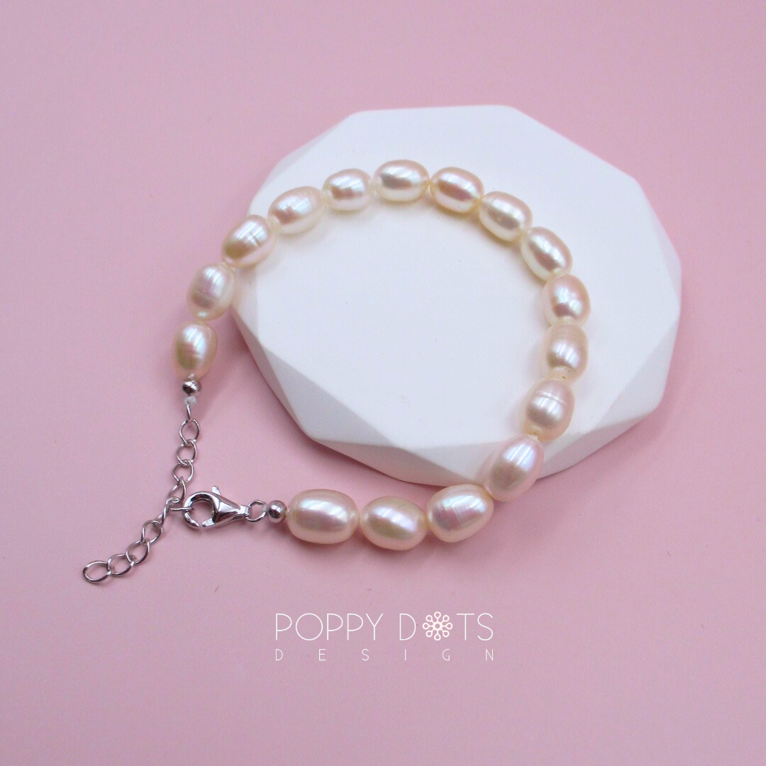 Sterling Silver Freshwater Pearl Bracelet