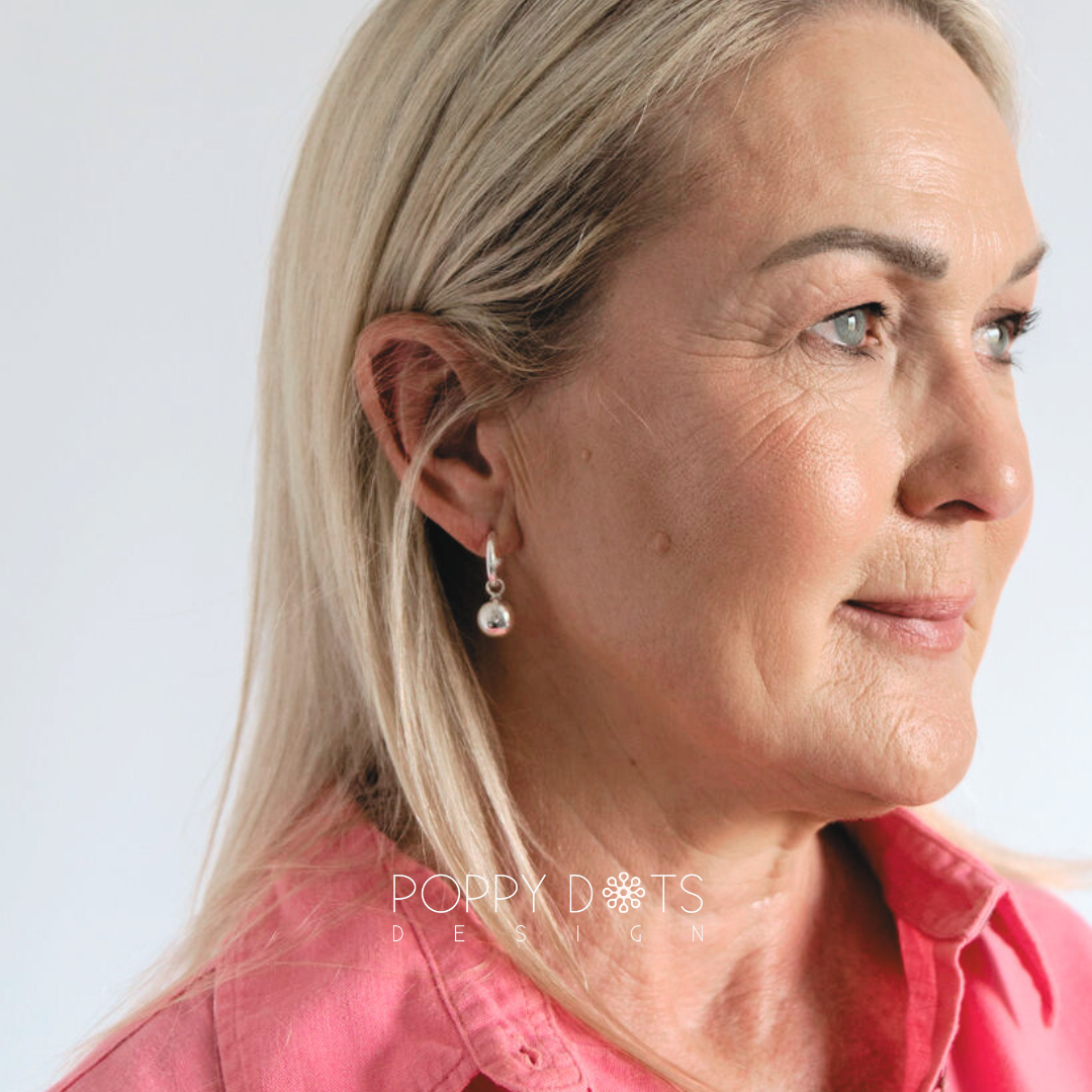 Sterling Silver Pretty Woman Hoops