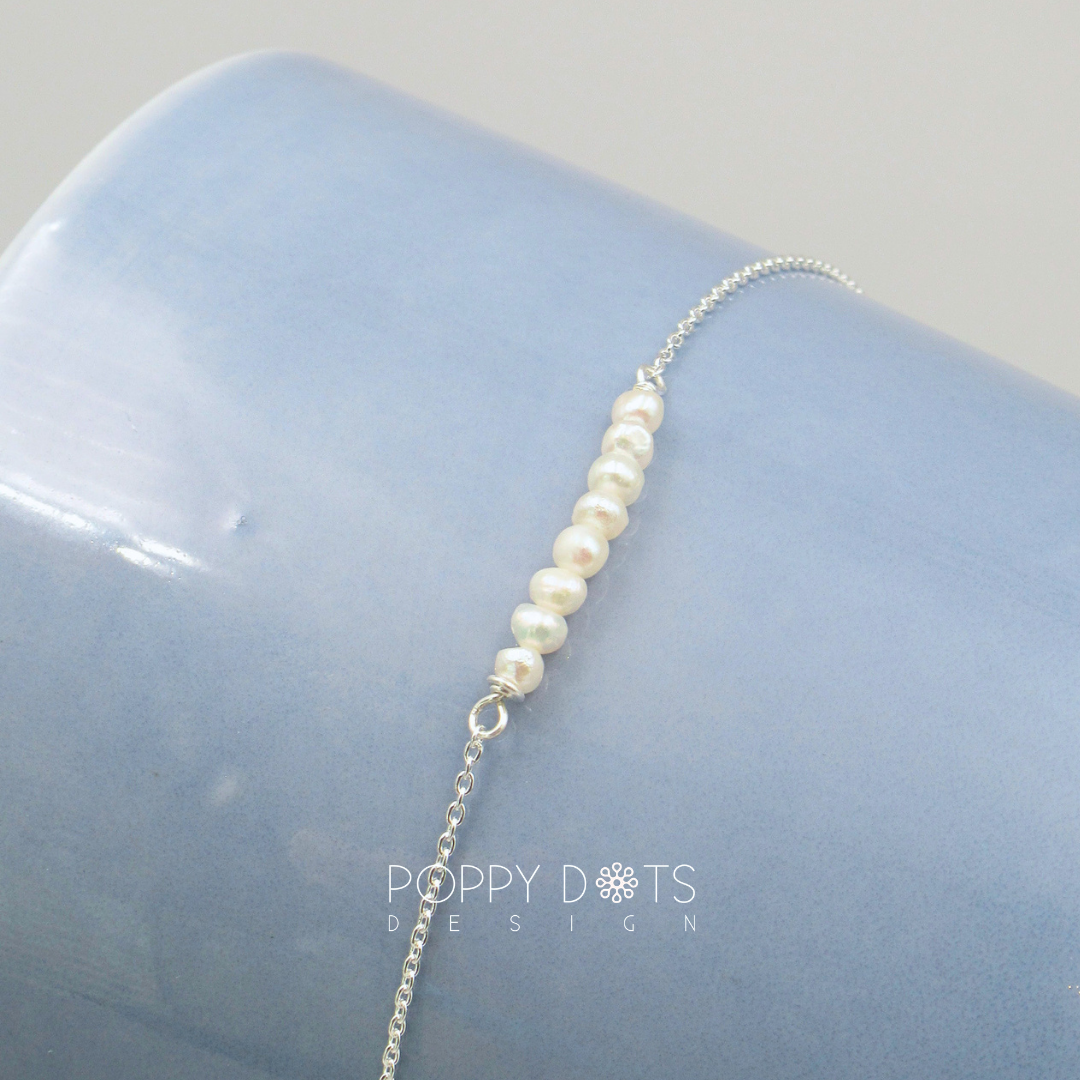 Sterling Silver Sweet Pearl Bracelet