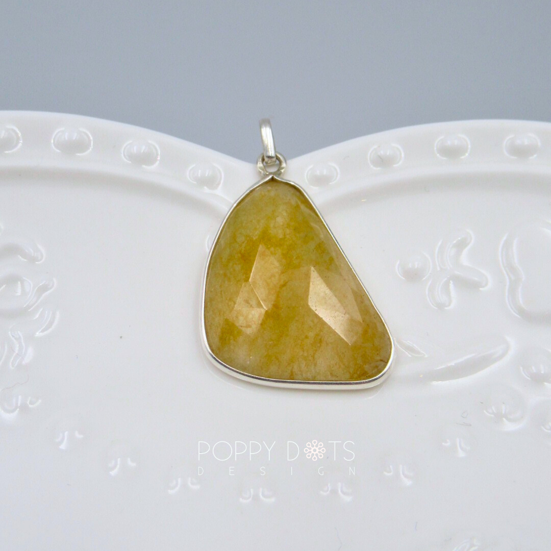 Luxurious Talpe Cut Natural Yellow Sapphire Stud Earrings and Pendant Set