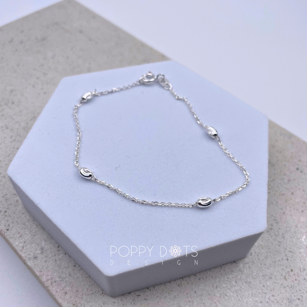 Sterling Silver Dottie Bracelet (19cm)