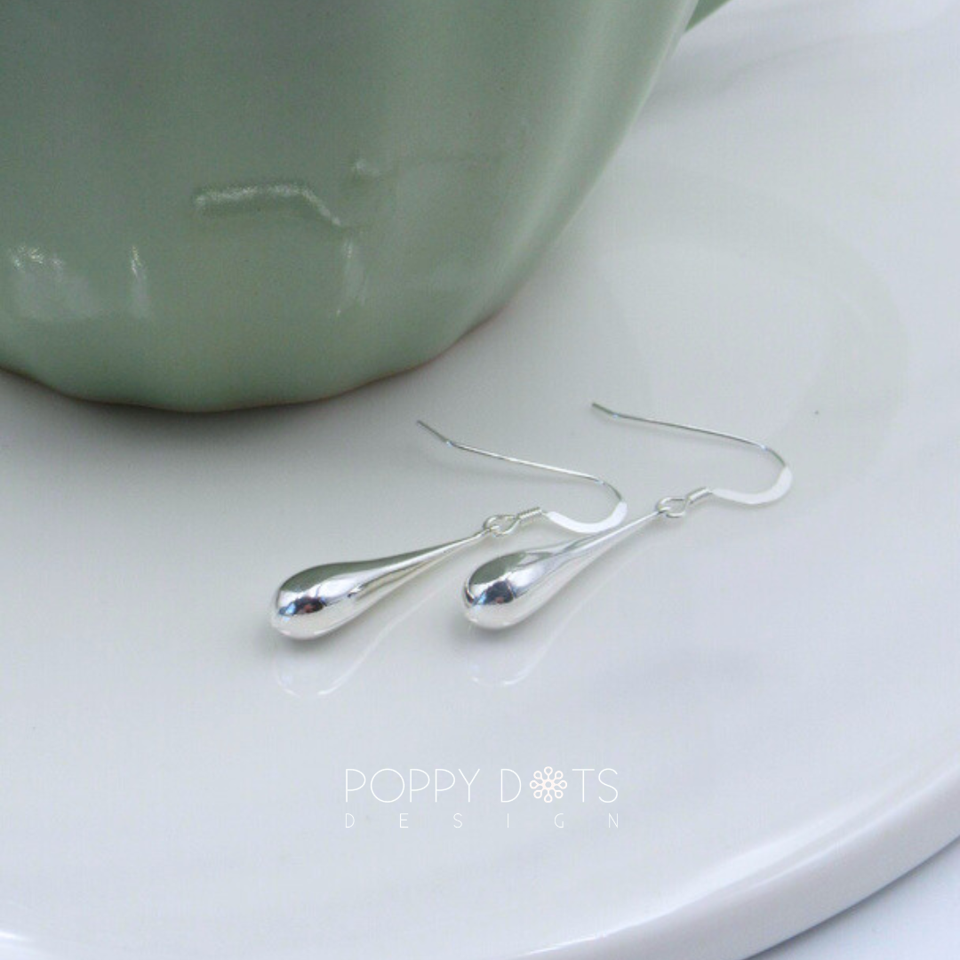 Sterling Silver Classic Drop Earrings