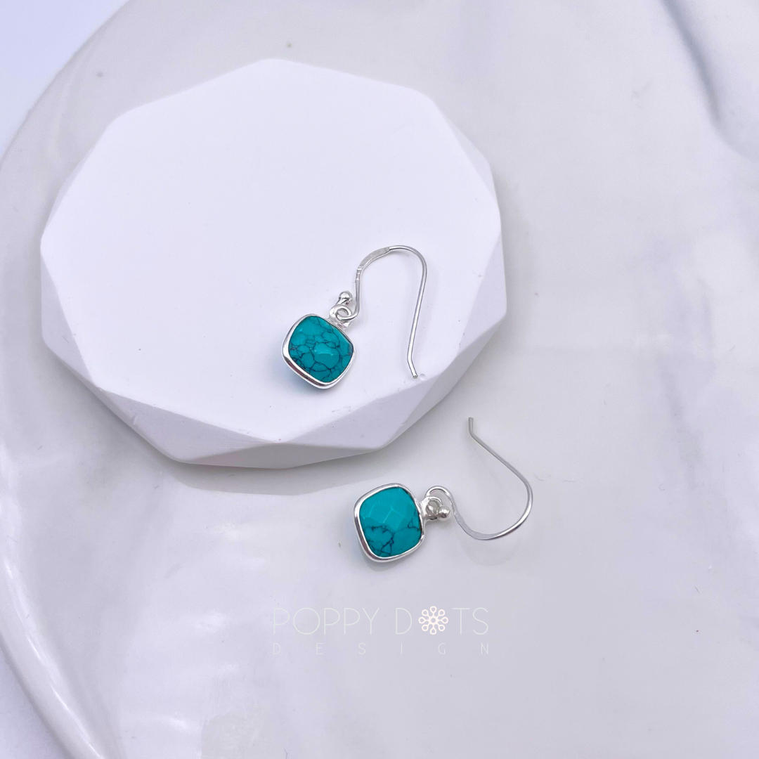 Sterling Silver Turquoise Earrings
