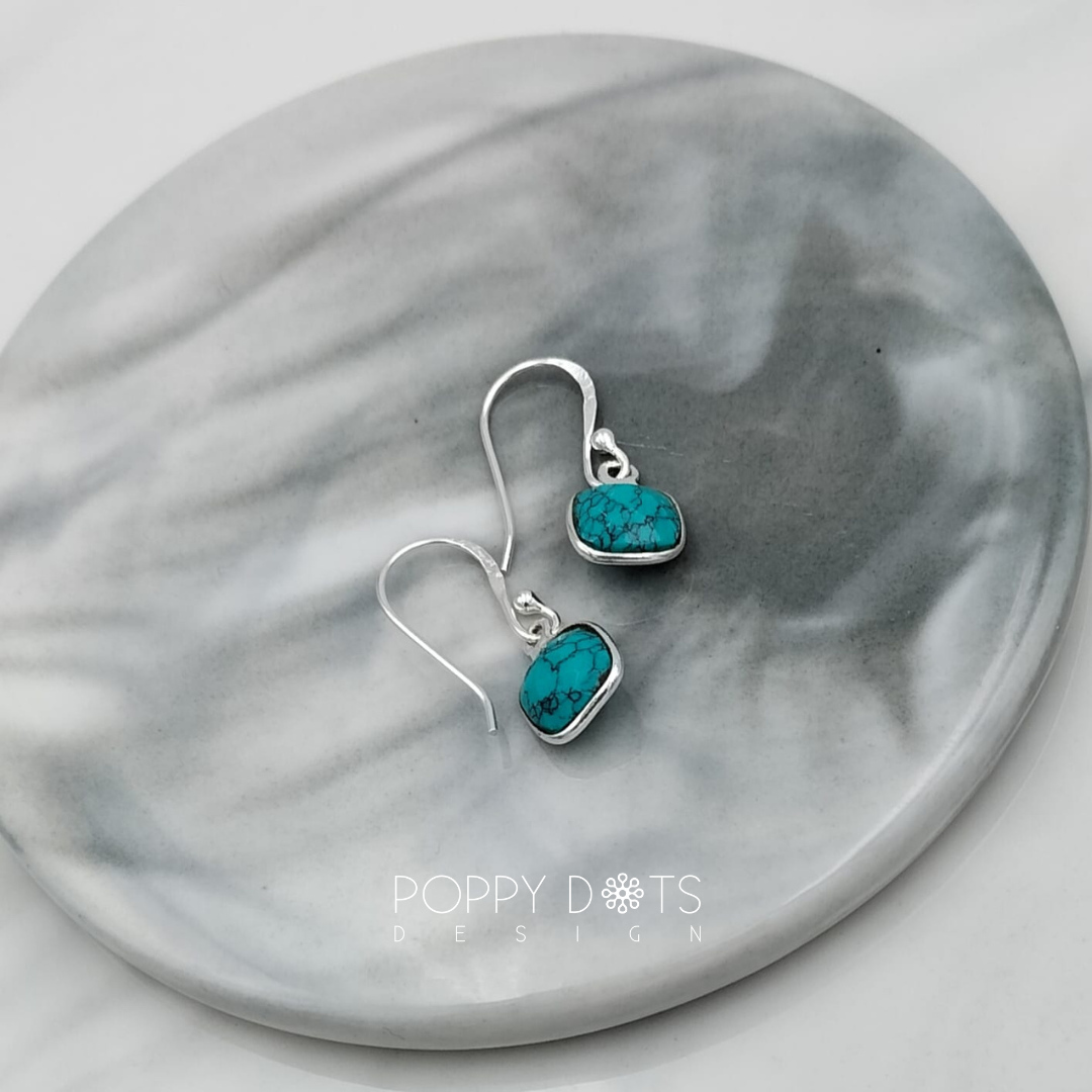 Sterling Silver Turquoise Earrings