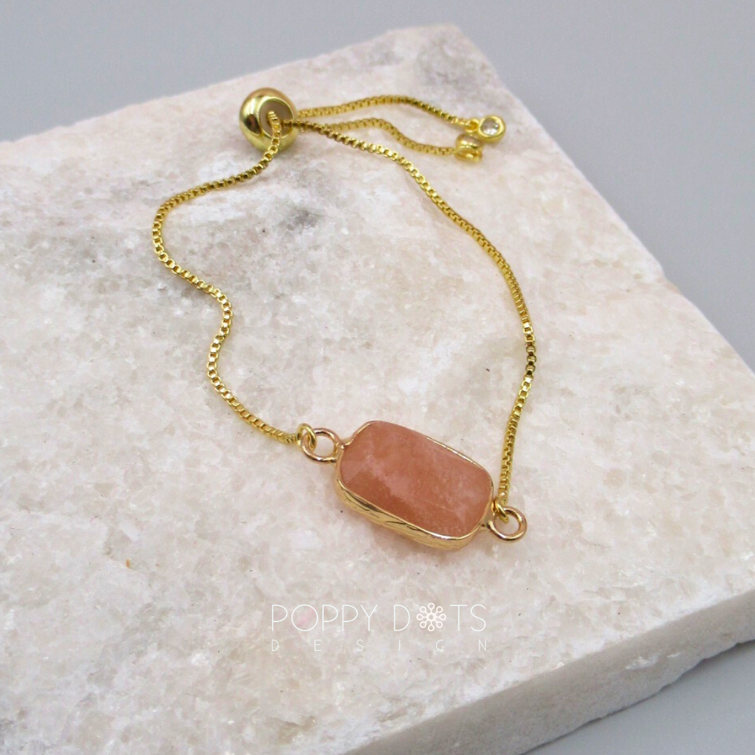 Stainless Steel Gemstone Bracelet Collection