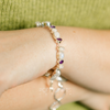 Deluxe Sterling Silver Purple Amethyst and Moonstone Bracelet