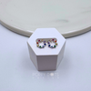 Sterling Silver Colourful Wreath Zirconia Studs