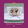 The Empress: Tourmaline Gold-Plated Sterling Silver Hoop Earrings