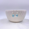 Sterling Silver Blue Topaz Earrings