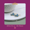 The Princess: Blue Onyx & Blue Topaz Gold-Plated Sterling Silver Earrings