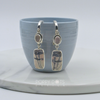 Luxurious Sterling Silver Butterfly Jasper Earrings and Ring Set