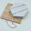 Sterling Silver Chunky Paper Clip Necklace Chain