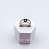 Sterling Silver Double Band London Blue Topaz Ring