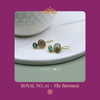 The Baroness: Labradorite & Green Tourmaline Gold-Plated Sterling Silver Earrings