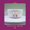The Dame: Labradorite & Pearl Gold-Plated Sterling Silver Hoop Earrings