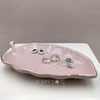 Load image into Gallery viewer, Ceramic Pink Leaf Plate