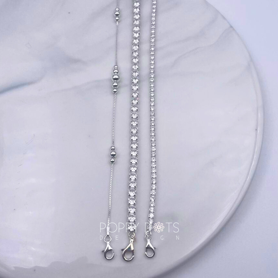 Sterling Silver plain Ball Bracelet