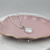 Load image into Gallery viewer, Luxurious Sterling Silver Chunky Round Baroque Pearl Pendant