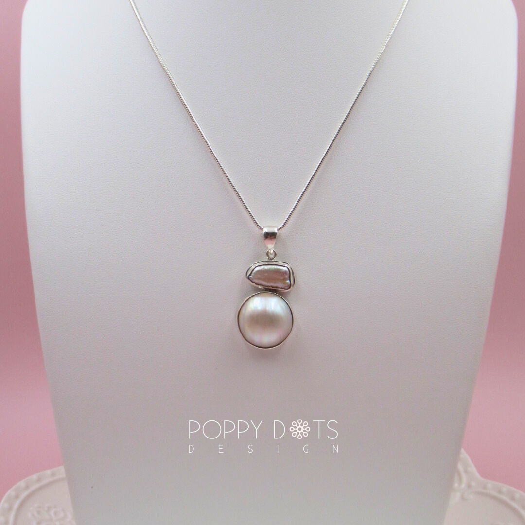 Luxurious Double Freshwater Pearl Pendant