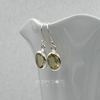 Luxurious Sterling Silver Oval Lemon Quartz Earrings