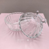 Round Glass Birdy Container