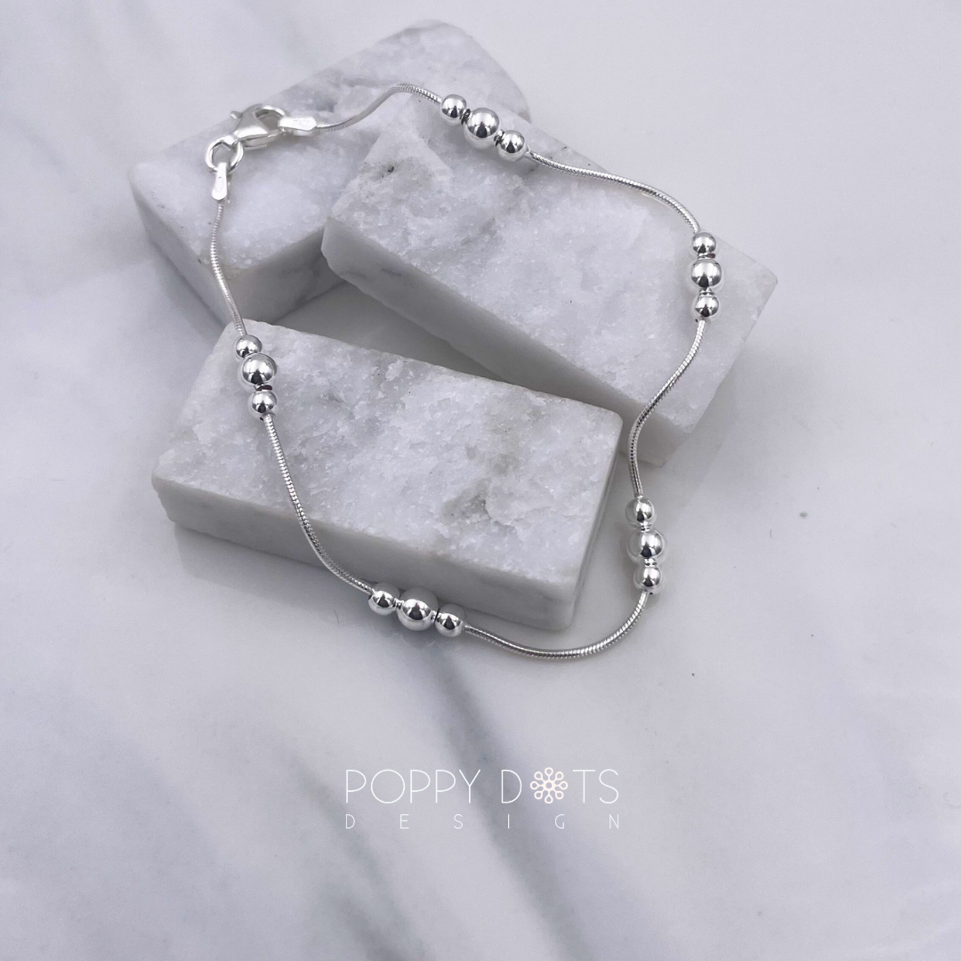 Sterling Silver Ball Bracelet