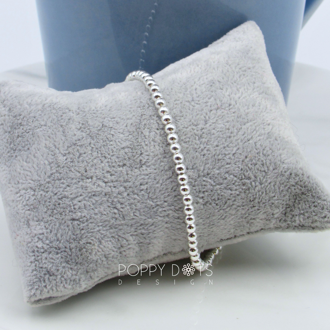 Sterling Silver Classic Ball Bracelet