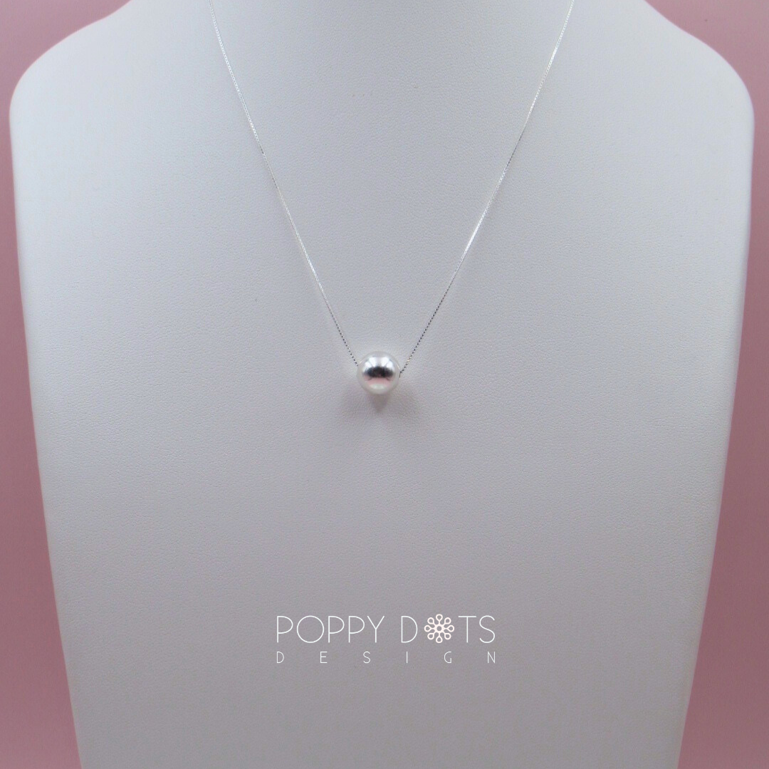 Classic Sterling Silver Ball Necklace