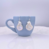 Sterling Silver Chunky Baroque Pearl Earrings