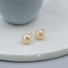 Sterling Silver Cream Pearl Studs