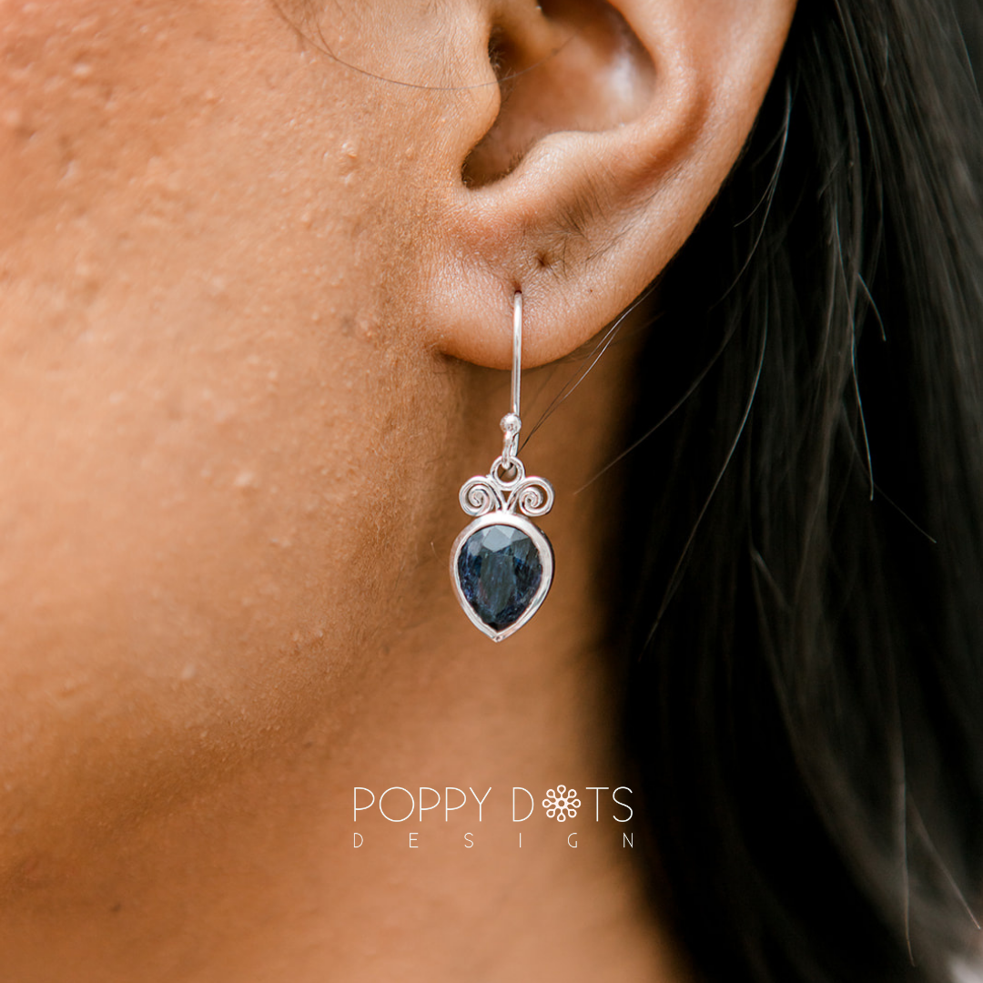 Sterling Silver Black Onyx Delight Earrings