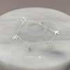 Sterling Silver Dainty Charm Bracelet