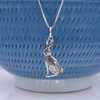 Sterling Silver Charming Rabbit Pendant