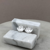 Sterling Silver Cherry Blossom Studs