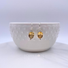 Sterling Silver Fine Oval Citrine Quartz Earrings