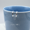 Sterling Silver Classic Hoop Stud Earrings