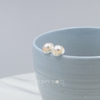 Sterling Silver Classic Pearl Studs