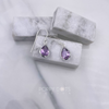 Sterling Silver Classic Purple Amethyst Teardrop Earrings