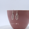 Sterling Silver Dangling Twisty Earrings