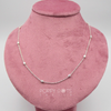 Sterling Silver 45 cm dottie chain
