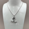 Sterling Silver Chunky Dove Pendant