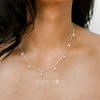 Sterling Silver Dazzle Freshwater Pearl Necklace