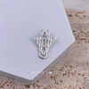 Sterling Silver Geometric Giraffe Pendant