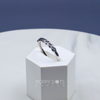 Sterling Silver Half Eternity Tanzanite Ring