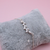 Sterling Silver Leafy Bracelet